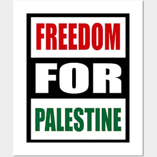 Freedom for Palestine Posters and Art